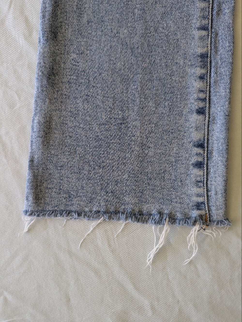 Zara Size 2 Ankle Length Raw Edge Jeans - Picture 2 of 9
